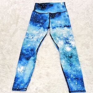 Into The Am Galaxy Print Yoga Leggings Size Small
